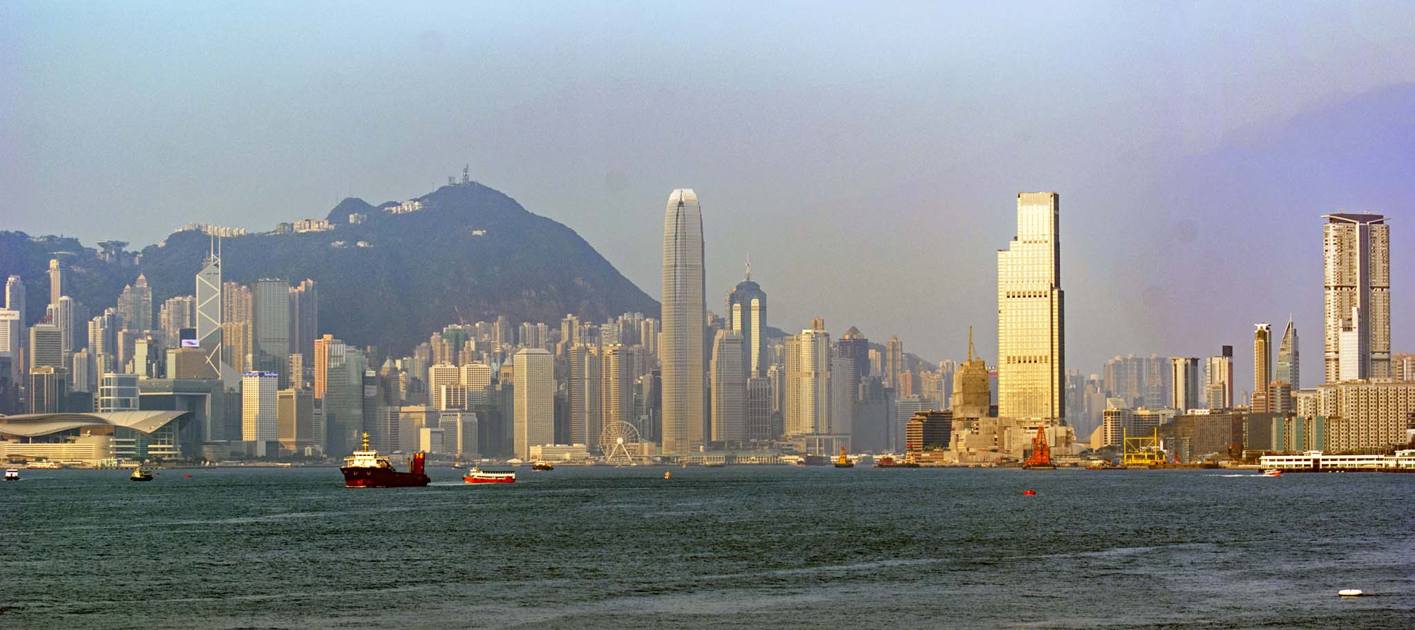 Hong Kong, early morning haze